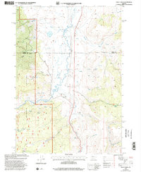 Download a high-resolution, GPS-compatible USGS topo map for Trout Creek, OR (2002 edition)