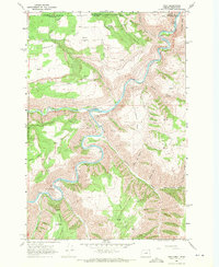 Download a high-resolution, GPS-compatible USGS topo map for Troy, OR (1971 edition)