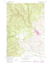 Download a high-resolution, GPS-compatible USGS topo map for Tucker Flat, OR (1985 edition)