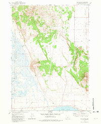 Download a high-resolution, GPS-compatible USGS topo map for Tuff Butte, OR (1982 edition)