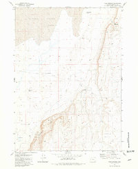 Download a high-resolution, GPS-compatible USGS topo map for Tule Springs, OR (1981 edition)