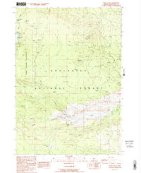Download a high-resolution, GPS-compatible USGS topo map for Tumalo Falls, OR (1988 edition)