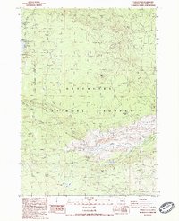 Download a high-resolution, GPS-compatible USGS topo map for Tumalo Falls, OR (1988 edition)