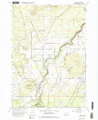 Download a high-resolution, GPS-compatible USGS topo map for Tumalo, OR (1976 edition)