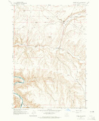 Download a high-resolution, GPS-compatible USGS topo map for Turner Butte, OR (1965 edition)