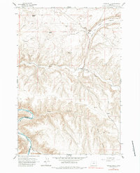 Download a high-resolution, GPS-compatible USGS topo map for Turner Butte, OR (1984 edition)