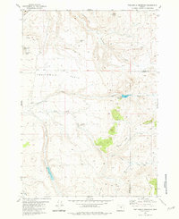 Download a high-resolution, GPS-compatible USGS topo map for Twelvemile Reservoir, OR (1981 edition)