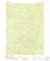Download a high-resolution, GPS-compatible USGS topo map for Twin Lakes Mountain, OR (1990 edition)