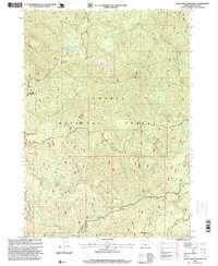 Download a high-resolution, GPS-compatible USGS topo map for Twin Lakes Mountain, OR (1998 edition)