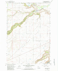 Download a high-resolution, GPS-compatible USGS topo map for Tygh Valley, OR (1983 edition)