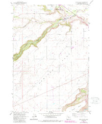 Download a high-resolution, GPS-compatible USGS topo map for Tygh Valley, OR (1987 edition)