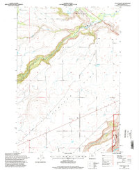 Download a high-resolution, GPS-compatible USGS topo map for Tygh Valley, OR (1998 edition)