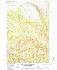 Download a high-resolution, GPS-compatible USGS topo map for Ukiah SE, OR (1984 edition)