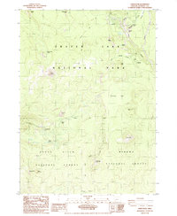 Download a high-resolution, GPS-compatible USGS topo map for Union Peak, OR (1985 edition)