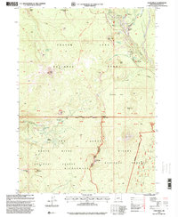 Download a high-resolution, GPS-compatible USGS topo map for Union Peak, OR (2000 edition)