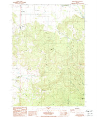 preview thumbnail of historical topo map of Linn County, OR in 1988