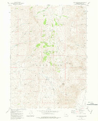 Download a high-resolution, GPS-compatible USGS topo map for Van Horn Basin, OR (1981 edition)