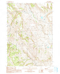 Download a high-resolution, GPS-compatible USGS topo map for Van, OR (1991 edition)