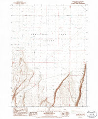 Download a high-resolution, GPS-compatible USGS topo map for Vaughn Well, OR (1986 edition)