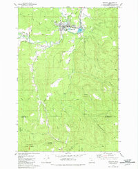 Download a high-resolution, GPS-compatible USGS topo map for Vernonia, OR (1980 edition)