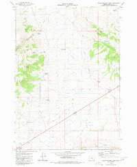 Download a high-resolution, GPS-compatible USGS topo map for Wagontire Mtn East, OR (1980 edition)