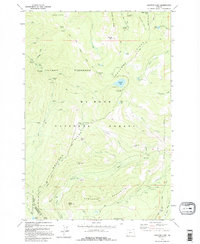 Download a high-resolution, GPS-compatible USGS topo map for Wahtum Lake, OR (1995 edition)