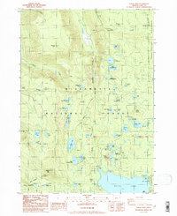 Download a high-resolution, GPS-compatible USGS topo map for Waldo Mountain, OR (1986 edition)