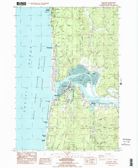 Download a high-resolution, GPS-compatible USGS topo map for Waldport, OR (1984 edition)