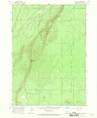 Download a high-resolution, GPS-compatible USGS topo map for Walker Mtn, OR (1970 edition)