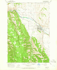 Download a high-resolution, GPS-compatible USGS topo map for Wallowa, OR (1966 edition)