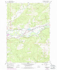 Download a high-resolution, GPS-compatible USGS topo map for Walterville, OR (1987 edition)