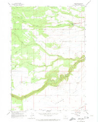 Download a high-resolution, GPS-compatible USGS topo map for Wamic, OR (1974 edition)