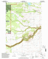Download a high-resolution, GPS-compatible USGS topo map for Wamic, OR (1998 edition)