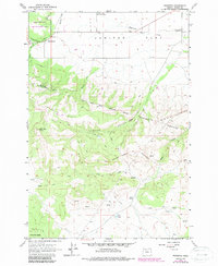 Download a high-resolution, GPS-compatible USGS topo map for Wapinitia, OR (1987 edition)