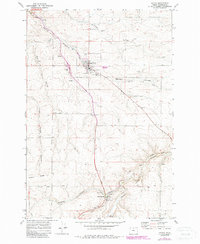 Download a high-resolution, GPS-compatible USGS topo map for Wasco, OR (1987 edition)