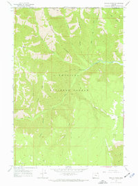 Download a high-resolution, GPS-compatible USGS topo map for Wenaha Forks, OR (1972 edition)