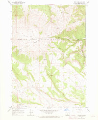 Download a high-resolution, GPS-compatible USGS topo map for West Butte, OR (1968 edition)