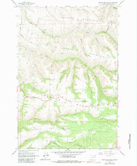 Download a high-resolution, GPS-compatible USGS topo map for Weston Mountain, OR (1983 edition)