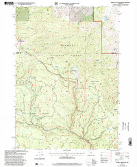 Download a high-resolution, GPS-compatible USGS topo map for Whiskey Mountain, OR (2002 edition)