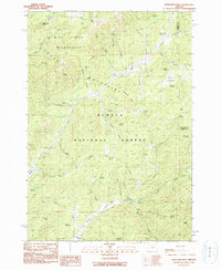 Download a high-resolution, GPS-compatible USGS topo map for Whistler Point, OR (1990 edition)