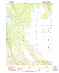 Download a high-resolution, GPS-compatible USGS topo map for Whiteline Reservoir, OR (1985 edition)