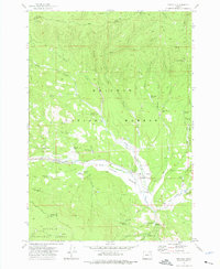 preview thumbnail of historical topo map of Baker County, OR in 1961
