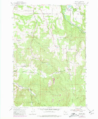 Download a high-resolution, GPS-compatible USGS topo map for Wilhoit, OR (1981 edition)