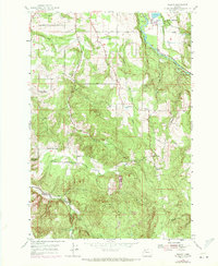 Download a high-resolution, GPS-compatible USGS topo map for Wilhoit, OR (1971 edition)
