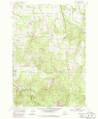 Download a high-resolution, GPS-compatible USGS topo map for Wilhoit, OR (1985 edition)
