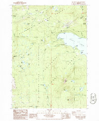 preview thumbnail of historical topo map of Klamath County, OR in 1986