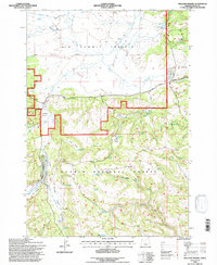 Download a high-resolution, GPS-compatible USGS topo map for Williams Prairie, OR (1997 edition)