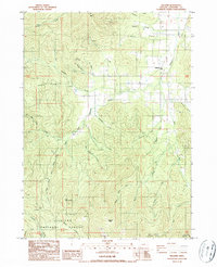 Download a high-resolution, GPS-compatible USGS topo map for Williams, OR (1986 edition)