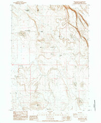 Download a high-resolution, GPS-compatible USGS topo map for Wilson Butte, OR (1984 edition)