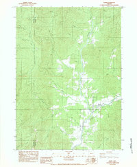 Download a high-resolution, GPS-compatible USGS topo map for Wimer, OR (1983 edition)